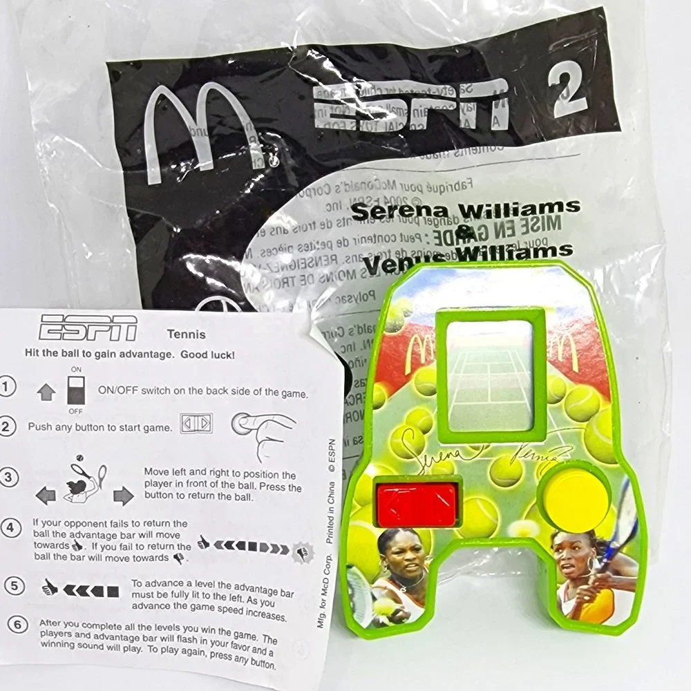 2004 ESPN Serena Venus Williams Tennis Mini Electronic Game #2 Handheld